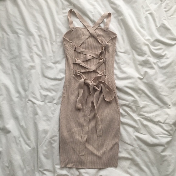 Forever 21 Dresses & Skirts - Cross back bodycon dress